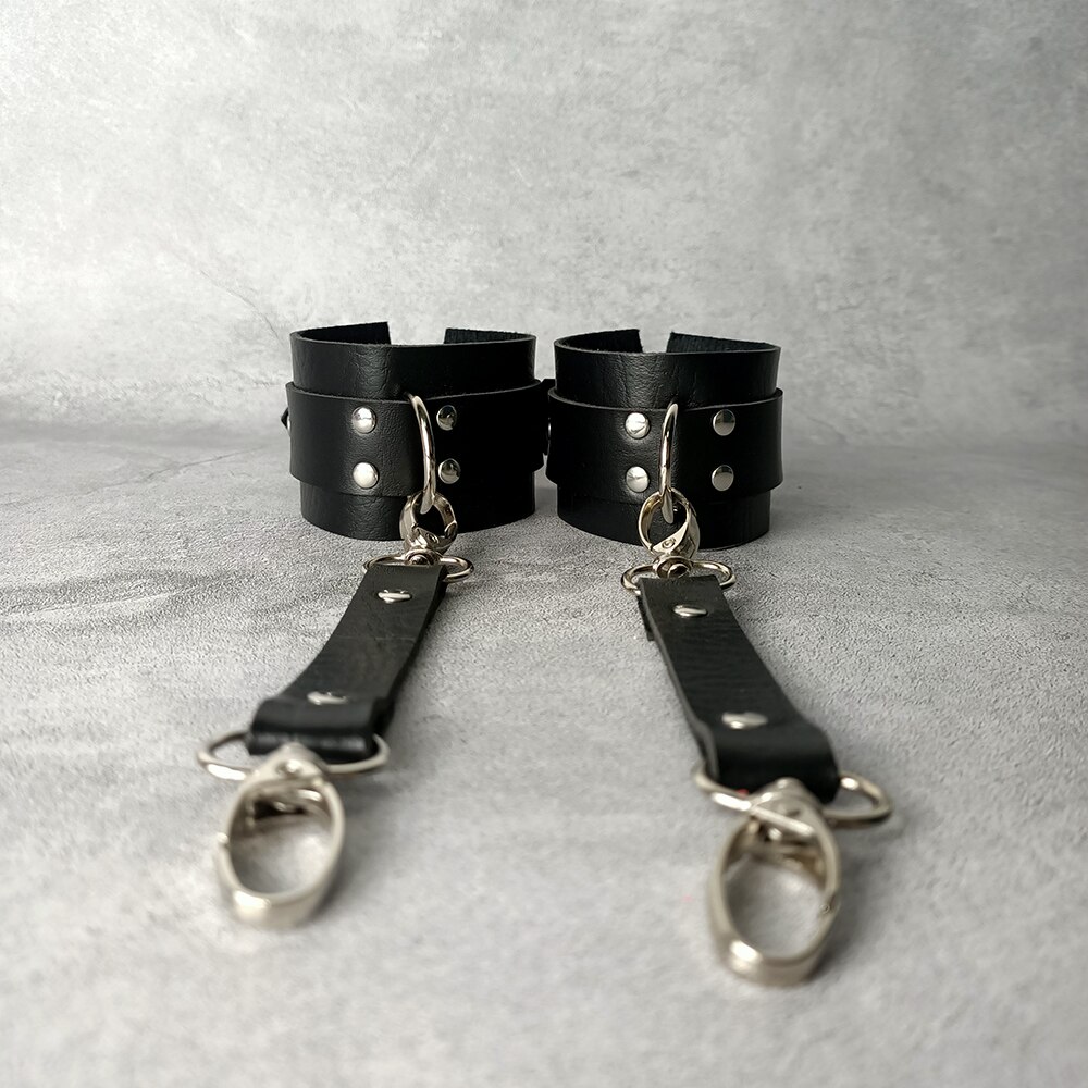 Uaang Bdsm Harness For Couple Goth Leather Belt Underwear Lady Bondage Garter Set Fetish 9518