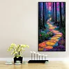 >SALE<5D DIY Full Round Drill Diamond Painting Graveled Path Home Decoration Art Craft