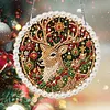 Pendentif de peinture en diamant en renne de No&euml;l pour adultes perceuse simple face