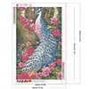 5D DIY Full Round Drill Diamond Painting Peacock Kit Home Decoration Art(E2717)