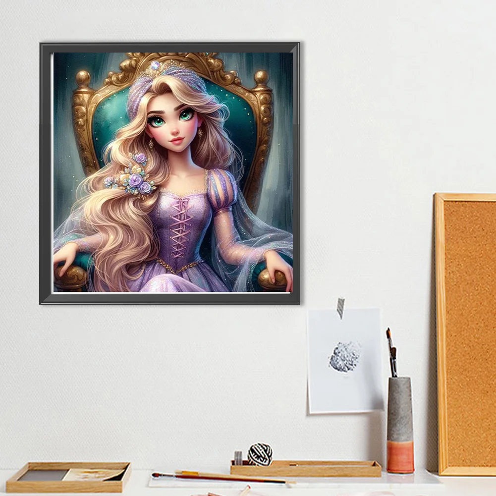 Diamond Painting - Full Round Drill - Rapunzel(Canvas|40*40cm)