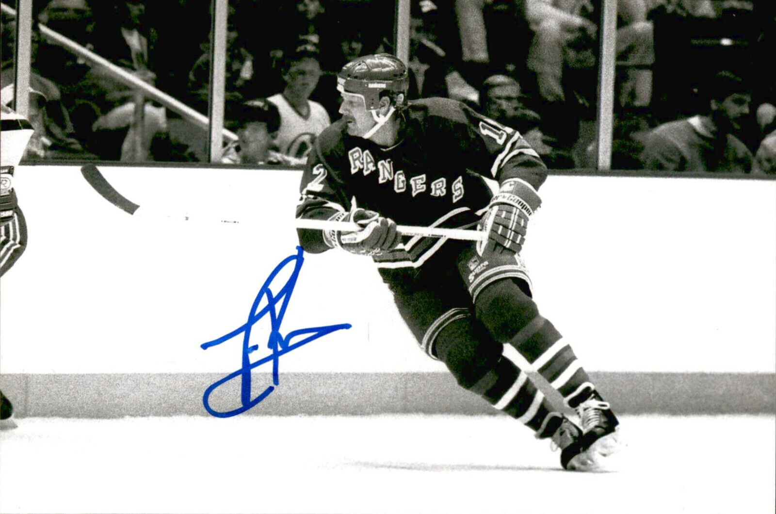 Tim Kerr SIGNED autographed 4x6 Photo Poster painting NEW YORK RANGERS #2