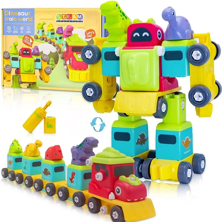 5 in 1 Vehicle Set DIY Assembly STEM Educational Learning Building Toddler Toys