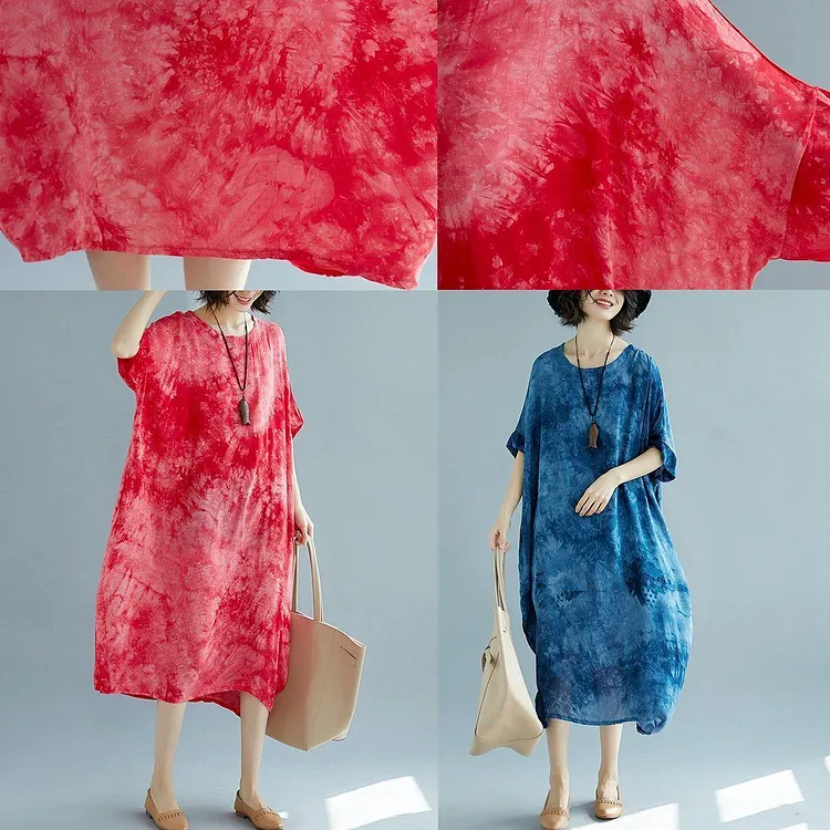 2019 green long linen dress plus size O neck floral linen clothing dresses casual short sleeve baggy dresses linen caftans