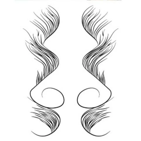 Baby Edge Hair Tattoo | 7 Sets