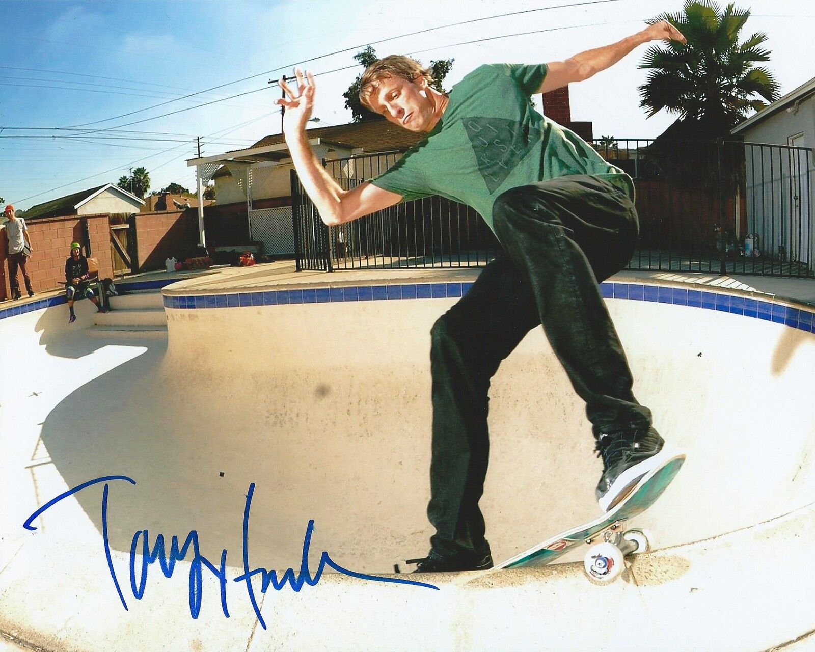 Tony Hawk *THE BIRDMAN* Signed 8x10 Photo Poster painting COA GFA AD2 PROOF!