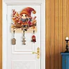 Wooden Halloween Gnome 3 Hooks Diamond Painting Hook Rail DIY Crafts Decor
