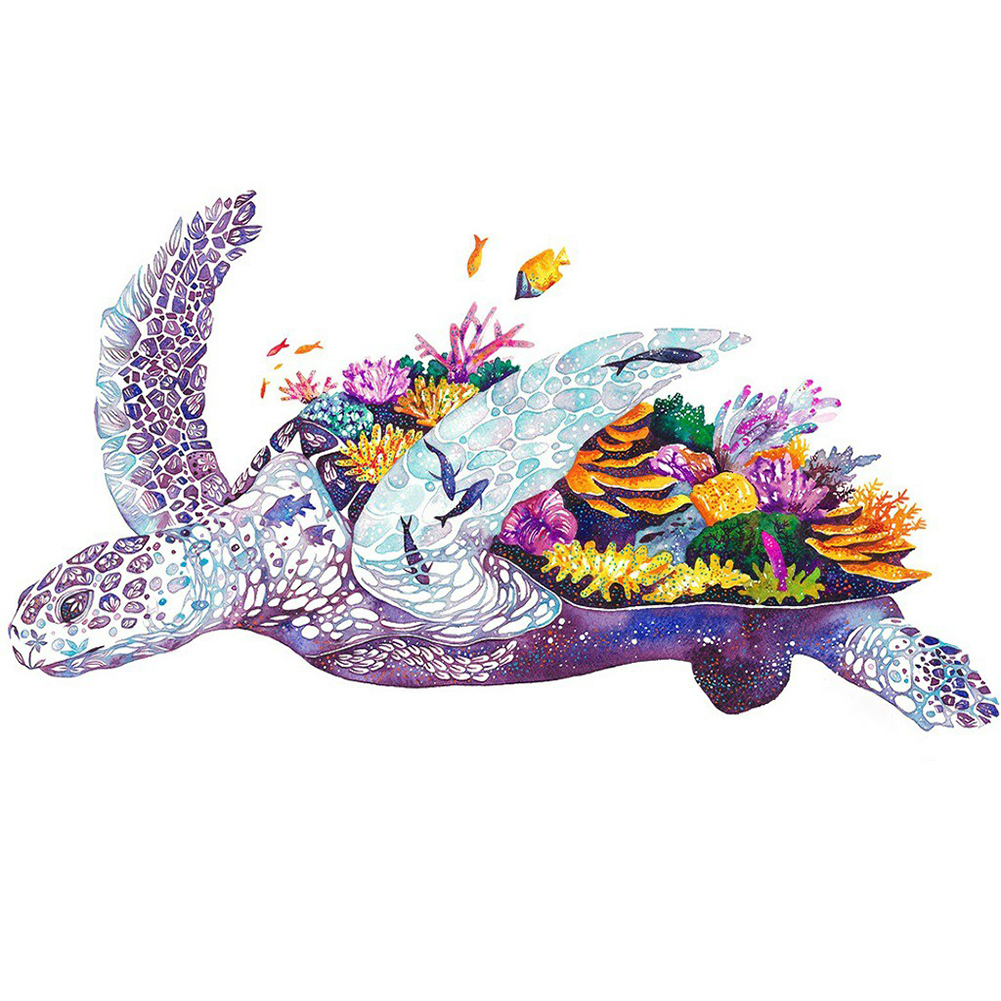 

Sea Turtle - Round Drill Diamond Painting - 40*30CM, 501 Original