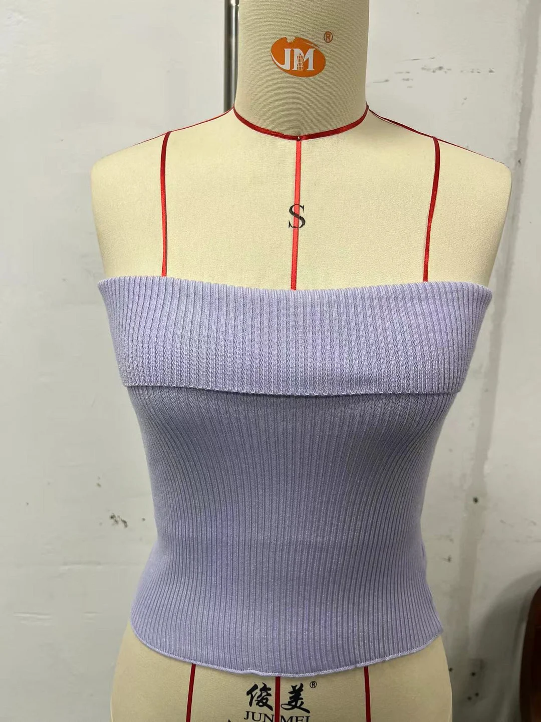 Woherb Woherb New Strapless Three-Color Texture Sense Slim Sexy Thin Pit Strip With A Strapless Jacket Female-Outfit Ideas