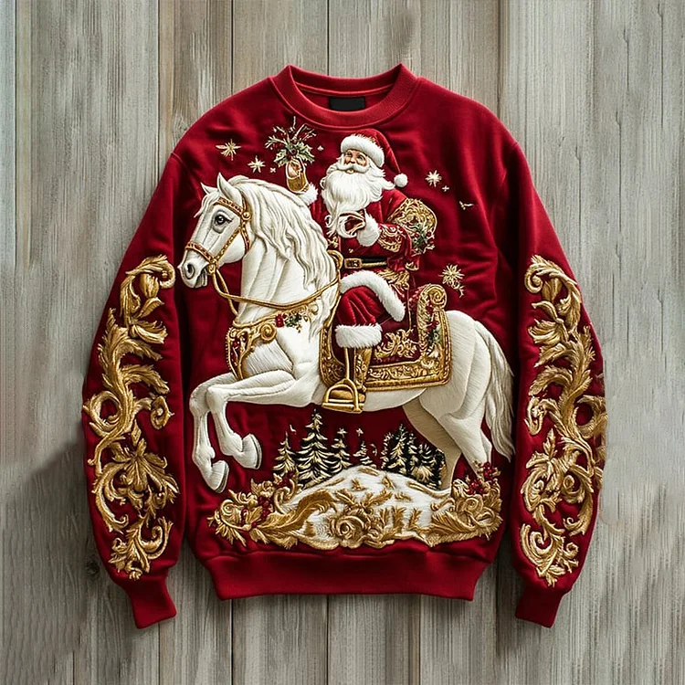 Men's Santa Claus Print Sweatshirt