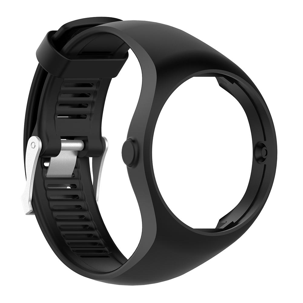 

Watchband Replacement for Polar M200 Smart Watch with Buckle(Black), 501 Original