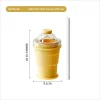 Ice-making and water-drinking 2-in-1 ice hockey mold folding water cup