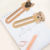 (US Only)6pcs Cartoon Animal Pattern 2D/Flat DIY Diamond Painting Ruler Bookmark Set