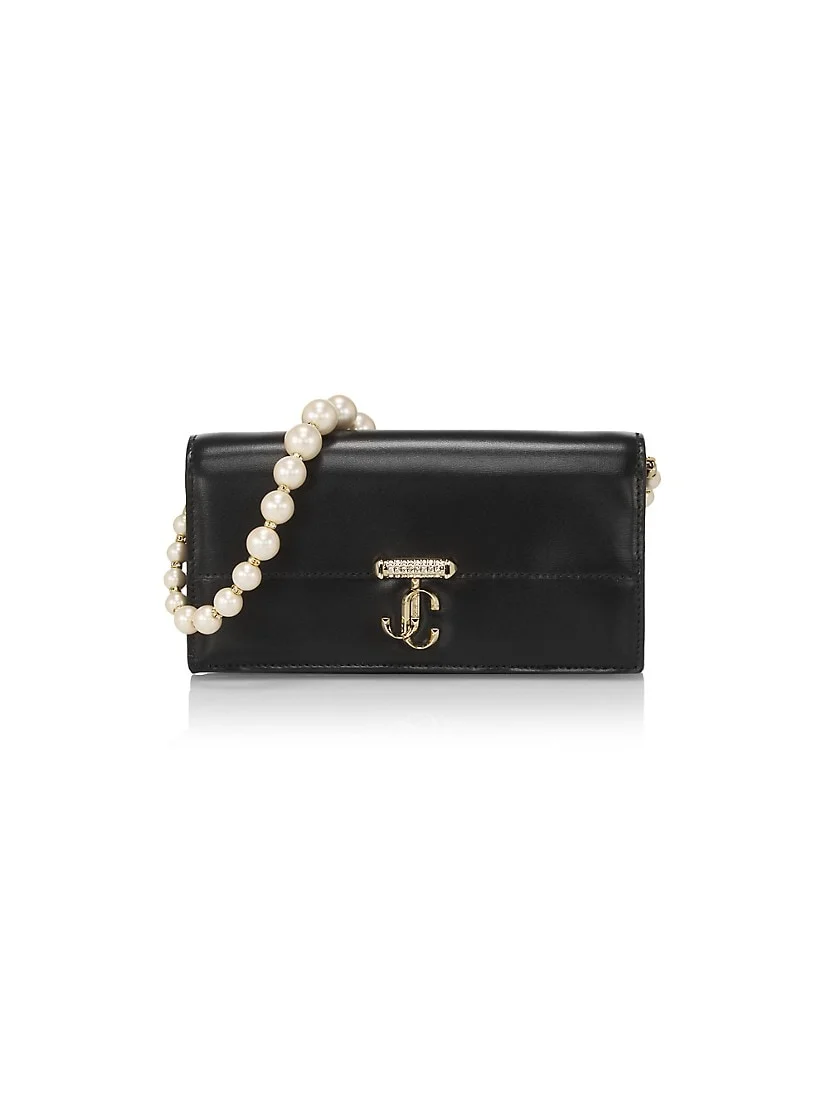 Jimmy Choo Varenne Leather Wallet-On-Chain bag