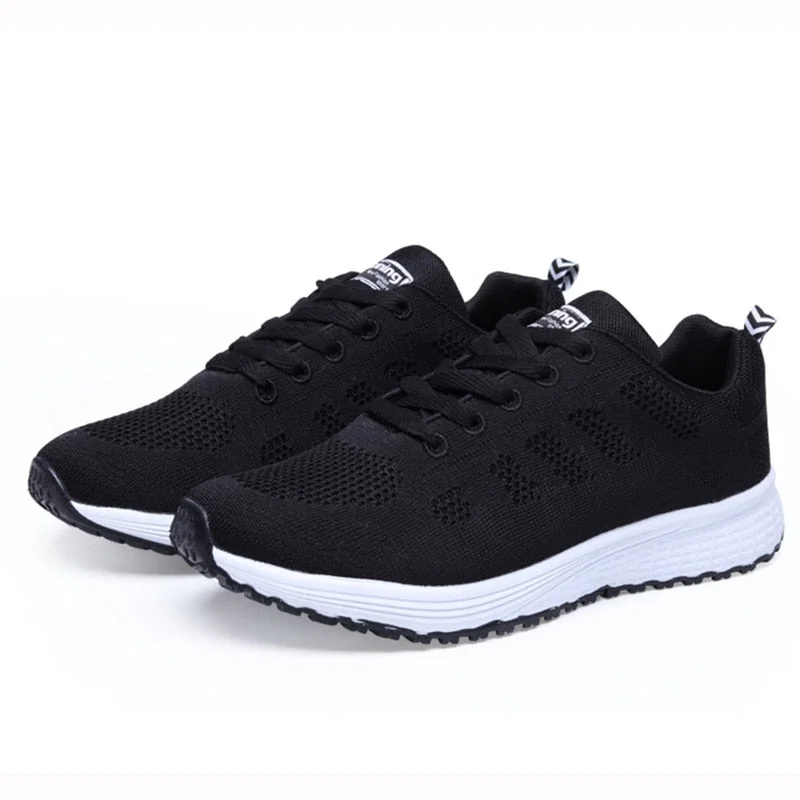 Women's Sneakers Casual Shoes Flats Air Mesh Breathable Trainers Ladies Shoes Female Sneakers Women Shoes Basket Tenis Feminino