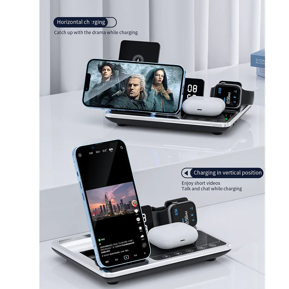 Three In One Multi-Function Wireless Charger