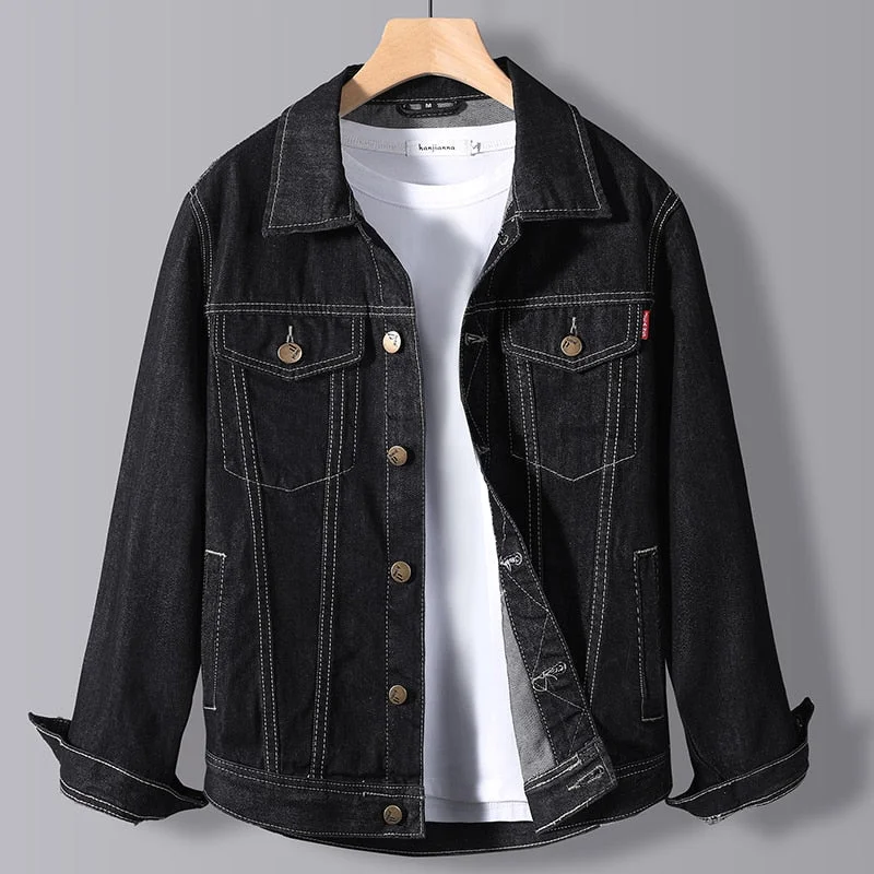 2021 Spring New Men's Denim Jacket Male Korean Version of The Trend Handsome Outer Clothes Student Jacket Men