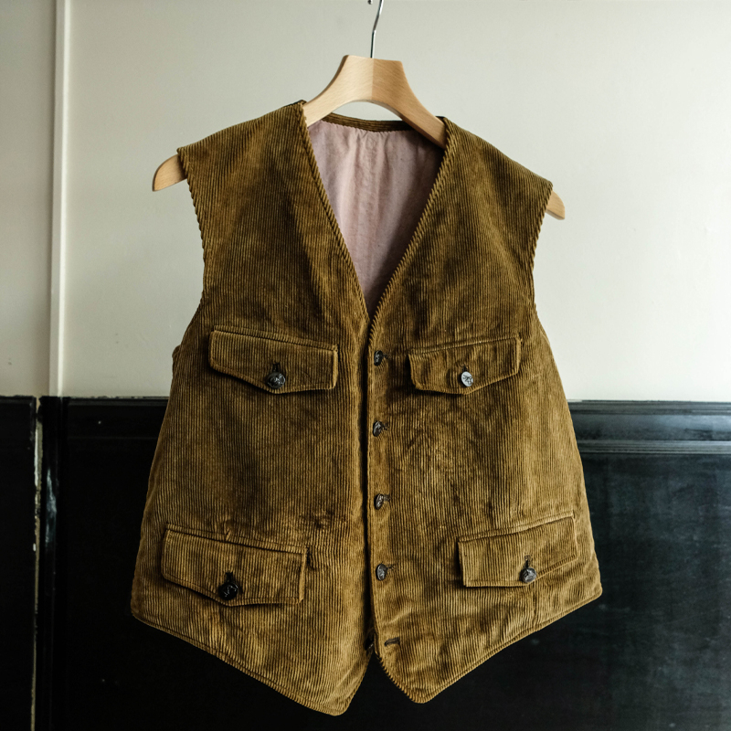 Men's Vintage Hunting Corduroy Loose Vest