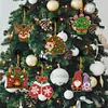 9pcs DIY Double-Sided Rhinestone Acrylic Diamond Painting Christmas Tree Pendant(Christmas)
