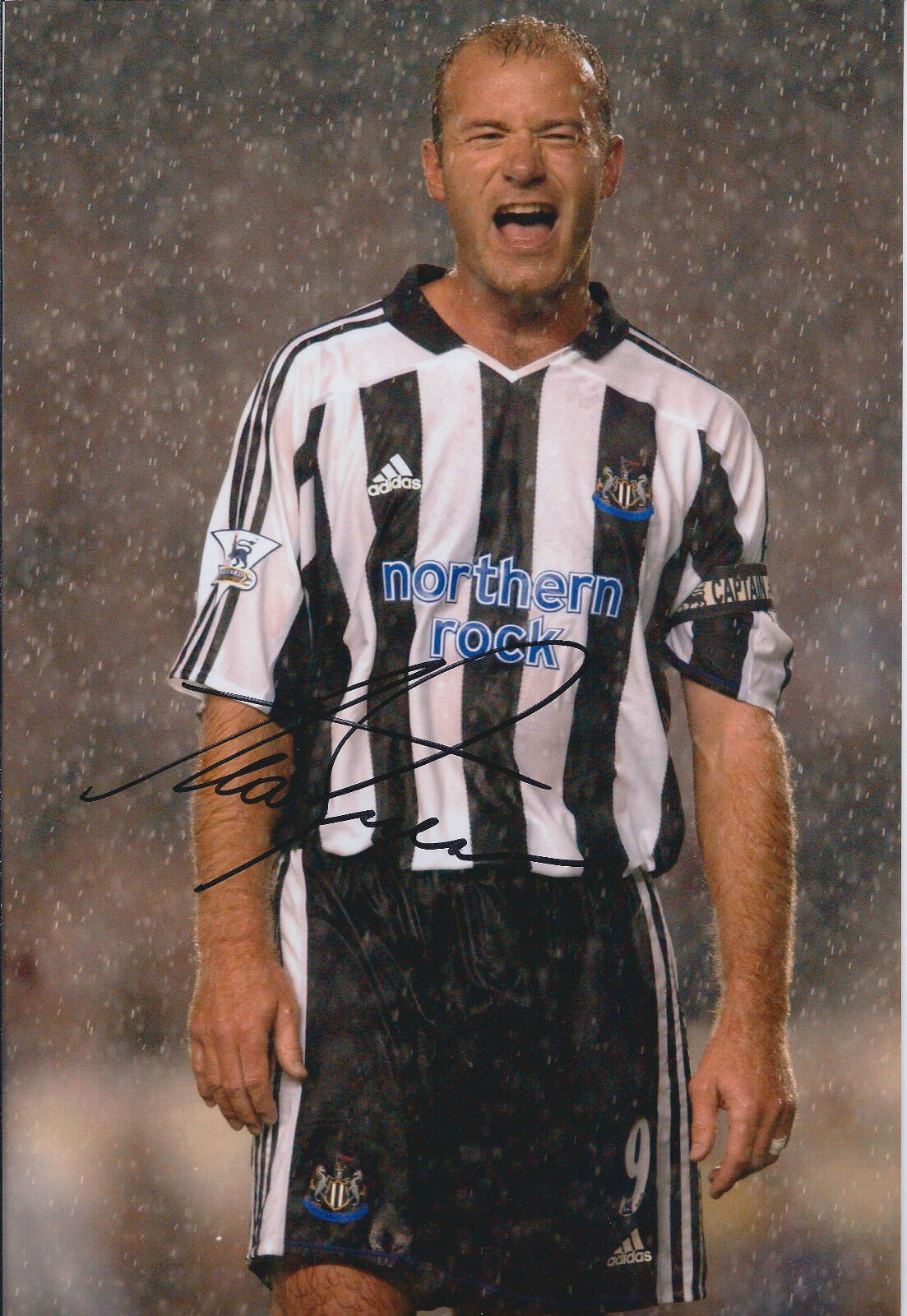 Alan SHEARER Signed Autograph 12x8 Photo Poster painting AFTAL COA Newcastle United Legend RARE