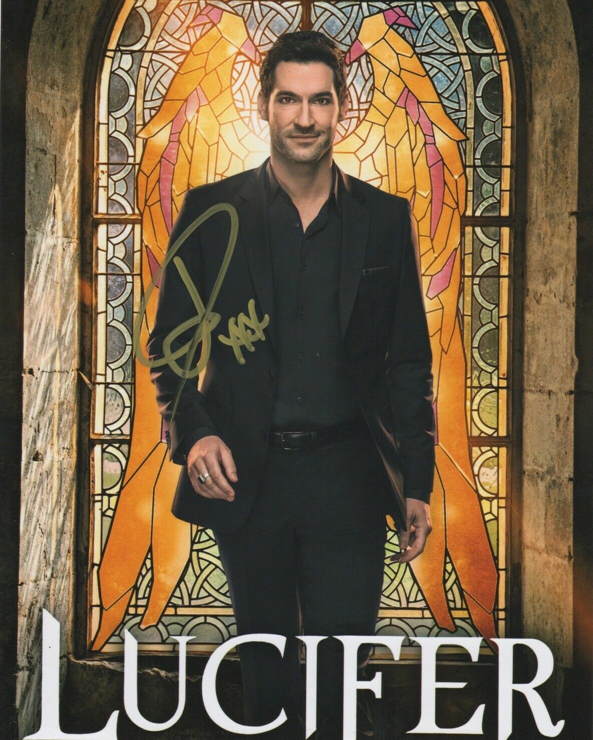 Tom Ellis Autographed Signed 8x10 Photo Poster painting ( Lucifer ) REPRINT
