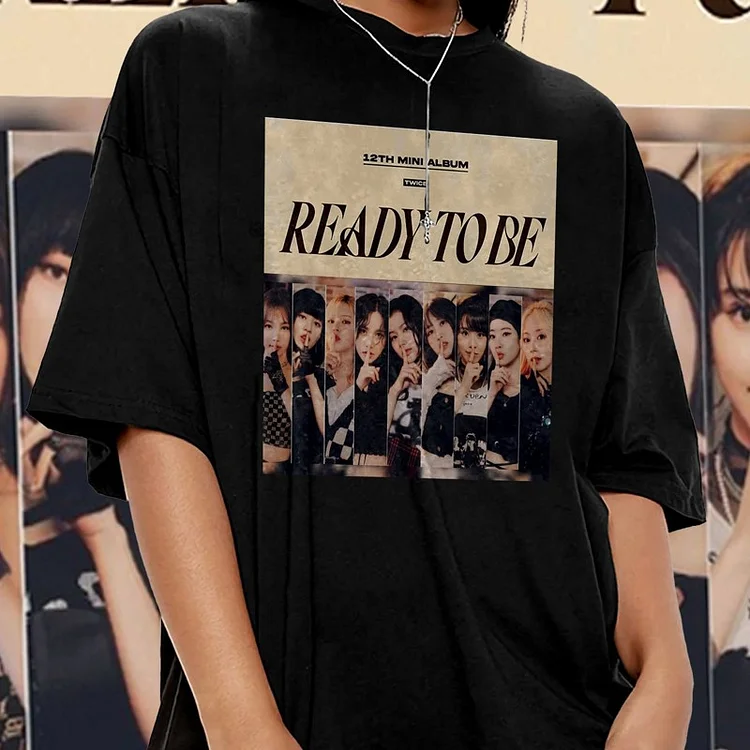 TWICE READY TO BE Photo Poster T-shirt