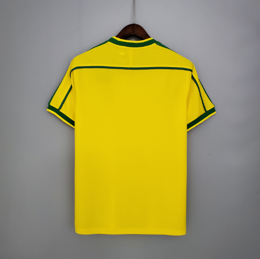 Retro Brazil 1998 home Football shirt Thai Quality
