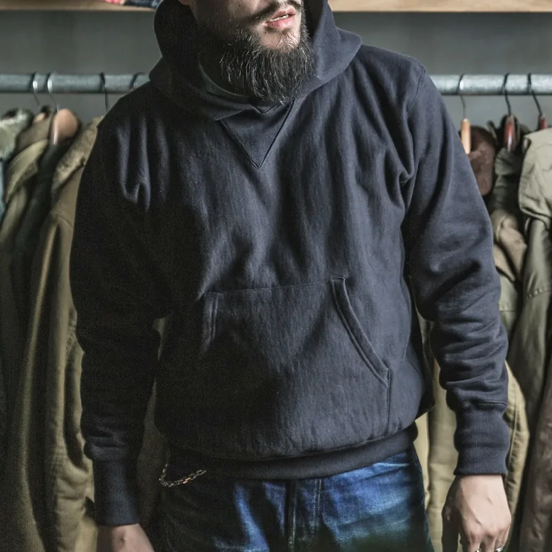 21 oz Military Academy Reverse Weave Hoodie Sweatshirt
