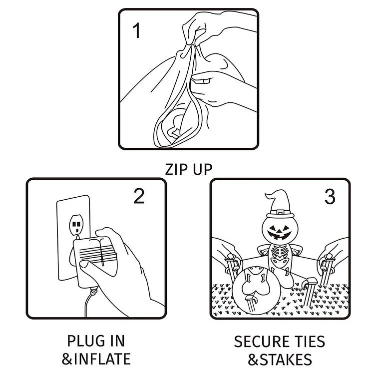 Halloween Ghost in Pumpkin Inflatable