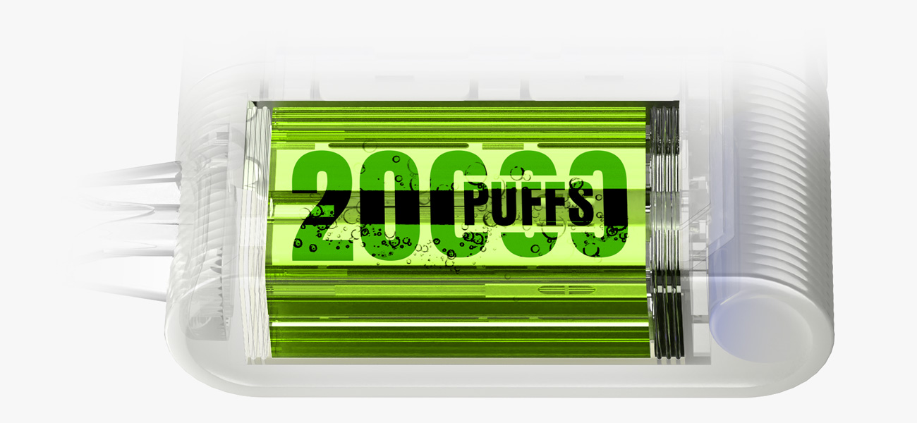 15000 Puffs Electronic cigarettes - One tank technology