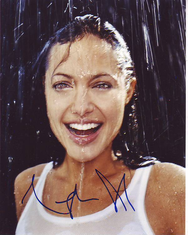 ANGELINA JOLIE signed autographed 8x10 Photo Poster painting