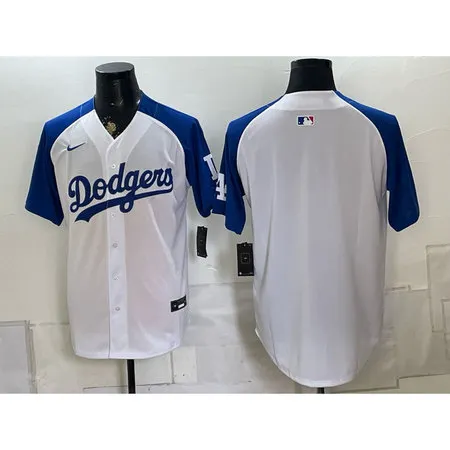 Men's Los Angeles Dodgers White Stitched Baseball Jersey