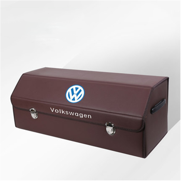 Car Trunk Leather Storage Box