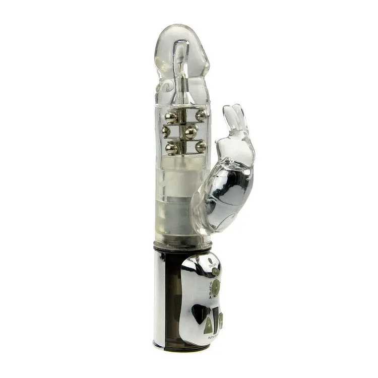 pornhint Pornhint Diamond Heart Rabbit Vibrator Clear