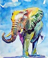 Cartoon Elephant | Full Square Diamond Painting Kits