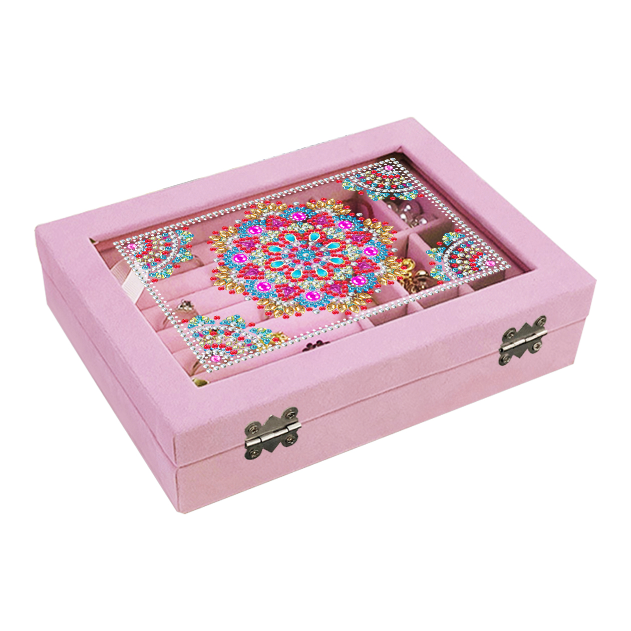 

Mandala - 5D DIY Craft Transparent Acrylic Jewelry Box, 501 Original