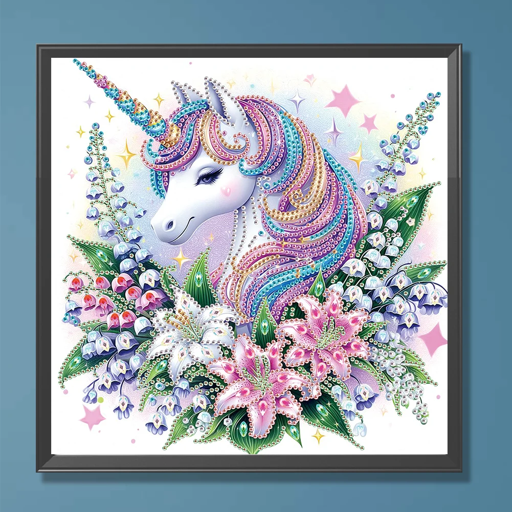 Diamond Painting - Partial Special Shaped Drill - Coffee Flower(Canvas|30*30cm)