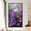 Diamond Painting-DIY Full Round Drill Peacock(70*40 CM)