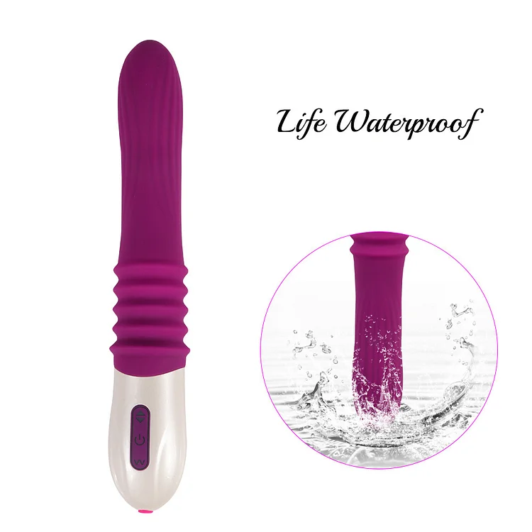 Pearlsvibe-Telescopic Thrusting 10 Frequency Sex Machine for Female