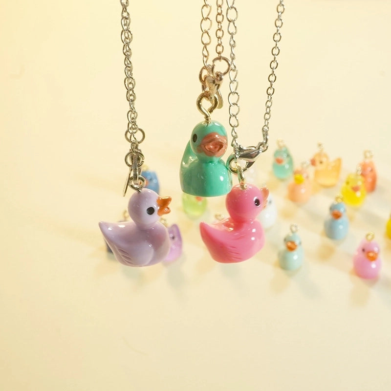 Luminous Diy Jewelry Resin Accessories Handmade Material Keychain Pendant Bracelet Sheep Eye Nail Little Duck