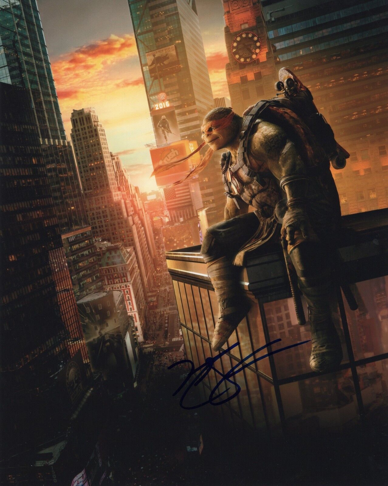 Noel Fisher Teenage Mutant Ninja Turtles Michelangelo Signed 8x10 Photo Poster painting w/COA #9