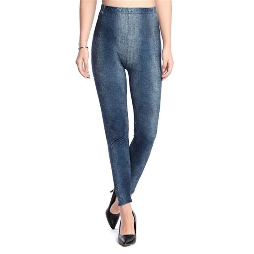 CUHAKCI Fashion Women Hot Leggings Floral Print Fitness Leggins Sexy Legging High Waist Workout Leggin Elastic Pants Drop Ship