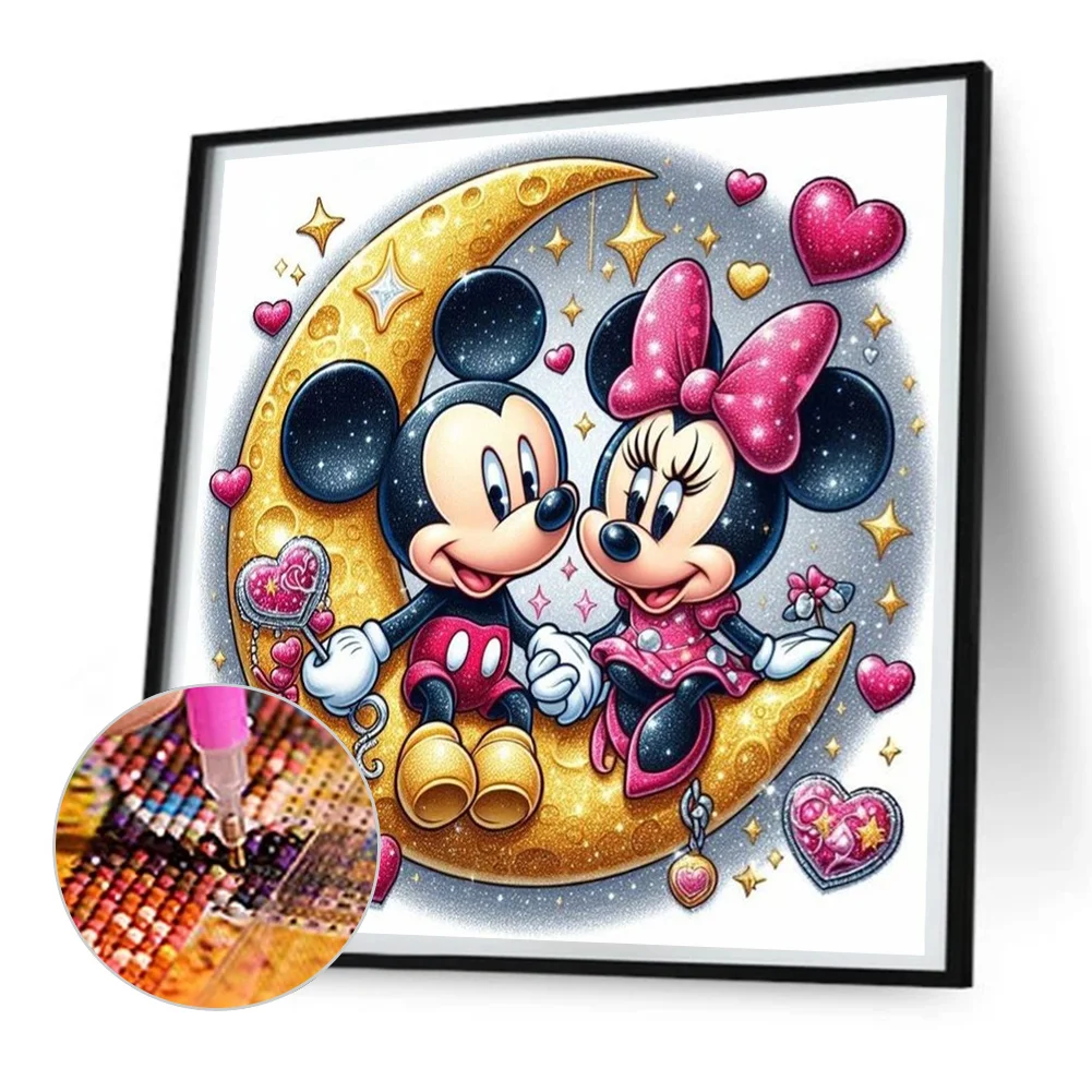 Diamond Painting - Full Round Drill - Mickey Mouse(Canvas|30*30cm)
