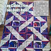 【2023 NEW】 Log Cabin Bouquet Quilt Template Set- With Instructions