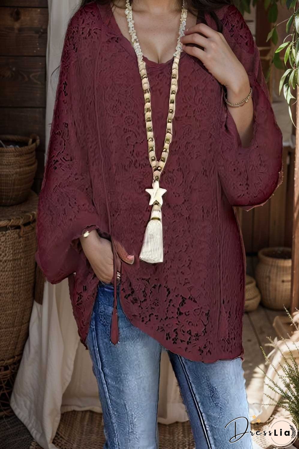 women s blouse white floral lace long sleeve daily vacation streetwear elegant casual v neck plus size l