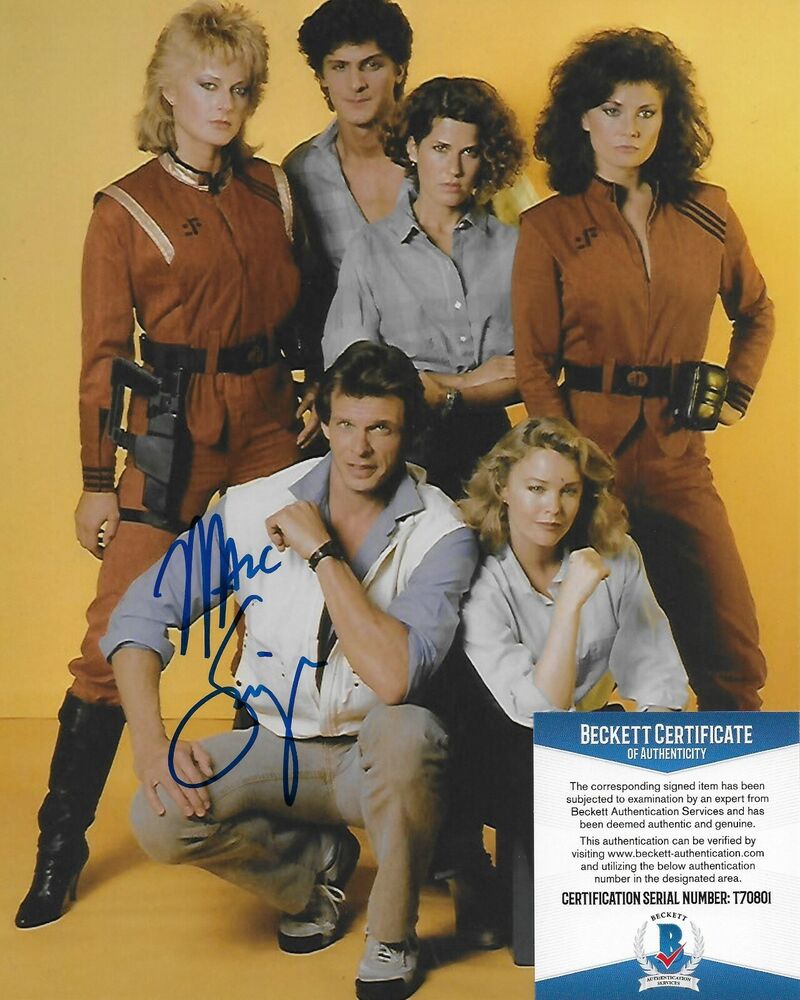 Marc Singer V Original Autographed 8X10 Photo Poster painting w/Beckett #3