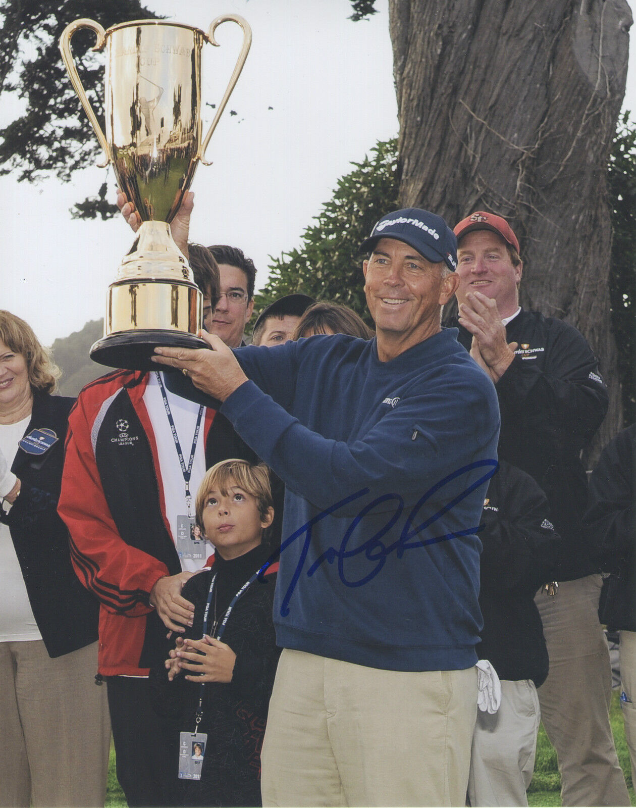 Tom Lehman *PGA Champion* Signed Autograph 8x10 Photo Poster painting T1 COA GFA