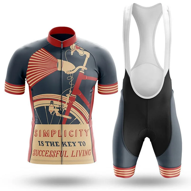 Simplicity Is The Key To Successful Living Men's Cycling Kit