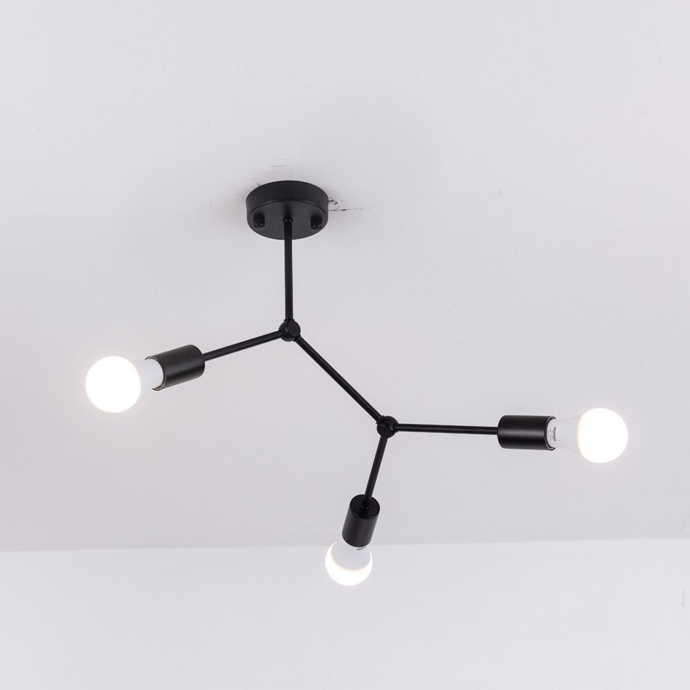 Multi Heads Pendant Lights Led Pendant Lamp Retro Industrial Luminaria Personality Lamparas For Living Room Plafonnier Lights