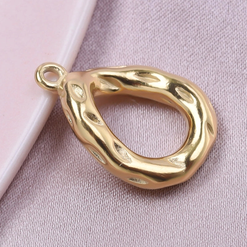 5 Pieces 304 Stainless Steel 18K Gold Plated Geometric Jewelry Accessories Pendant